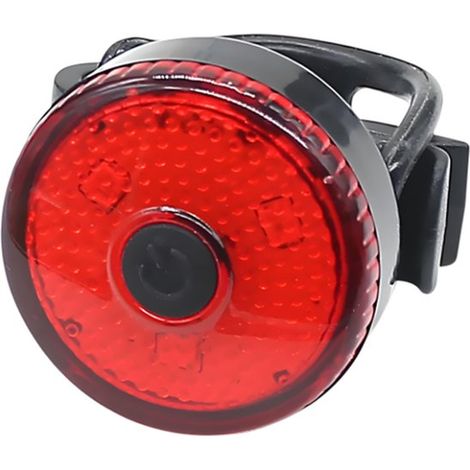 Éclairage vélo - Éclairage extérieur - Feux de vélo - Éclairage vélo rechargeable - Accessoires vélo - ABS - Rouge (1/5)