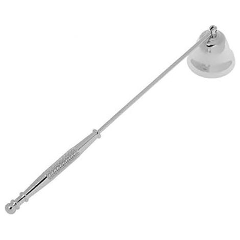 Éteignoir à bougie en acier inoxydable, long, argenté- (1/5)