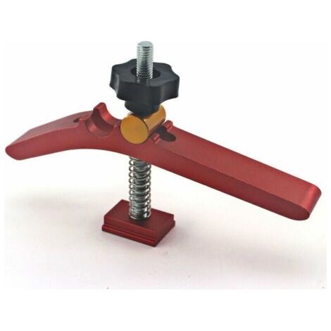Serre-Joints à Vis Serre-Joint à une Main Alliage aluminium à Pince de Maintien à Rainure en T Ensemble de Pince à rail en T Outils de Travail du Bois (1/5)