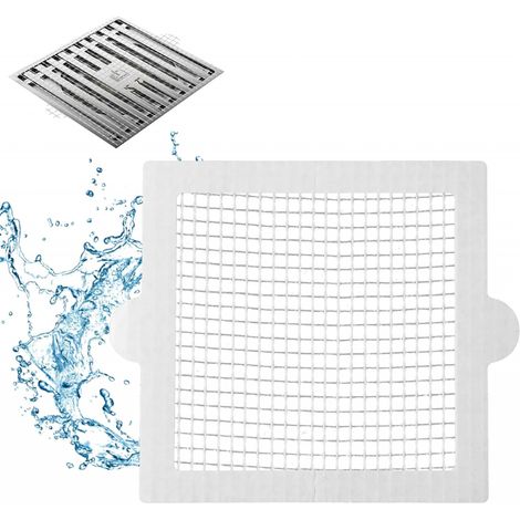 Lot de 30 attrape-cheveux jetables en maille, filtres pour douche et baignoire