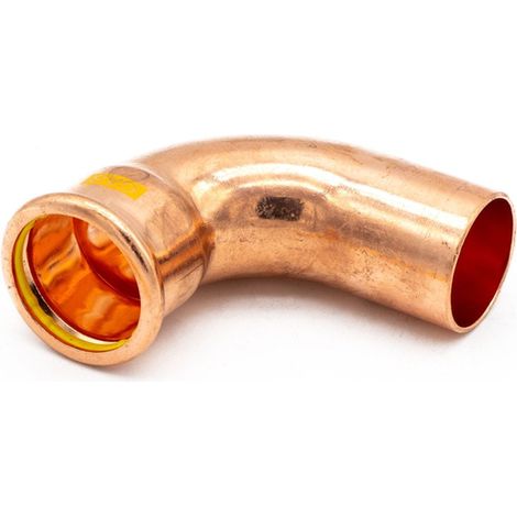PrimaPress Copper 35mm 90° Street Elbow Pressfit Fitting (1/3)