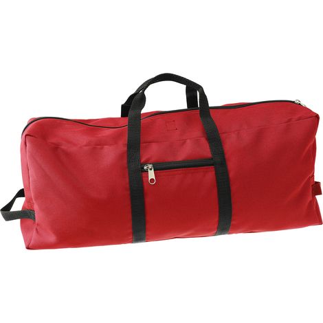 Sac de rangement pour sapin de Noël 600D Oxford avec poignée, pour arbre détachable de 7 pieds (213 cm) rouge, dimensions 152.4x50.8x63.5cm