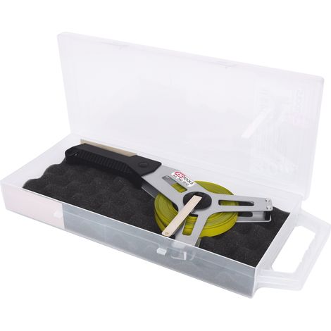 KS Tools Rahmenbandmaß mit gelbem Stahlband, 30m (1/4)