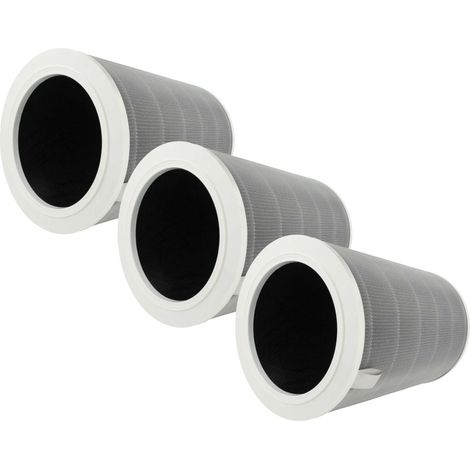 vhbw 3x HEPA Filter kompatibel mit Xiaomi Mi Air Purifier 2H, 2S, 3H, Pro, 2, 3, 2C, 3C Luftreiniger - Ersatz-Filter