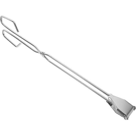 Cette pince à déchets est fabriquée en métal et sert également à nettoyer les surfaces de manière polyvalente. (1/5)