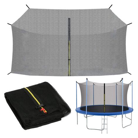 Innennetz 8FT mit 6 Stangen für Trampolin 244/250/252cm.