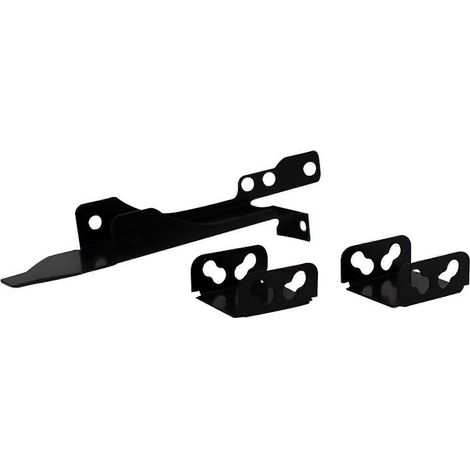 Kit de cadre métallique noir pour cache-emplacement PCI à double ventilateur, support pour ventilateurs de carte graphique PC de 80, 90 et 120 mm, outil de montage, à monter soi-même, multicolore (1/5)
