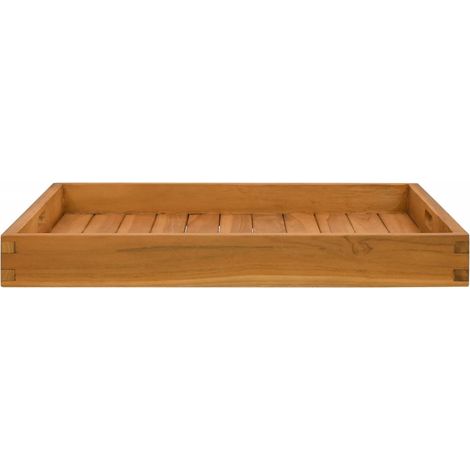 Plateau de service 60x60 cm Bois de teck massif