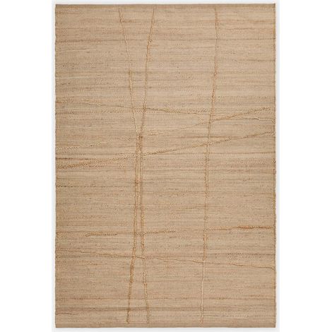 Alfombra rectangular en yute y algodón Emeline SKLUM 200 x 300 cm (1/4)