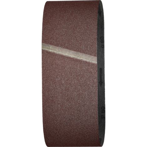 Wolfcraft Schleifbänder K80 65 x 410 mm 3-teilig für Bandschleifer (1/2)