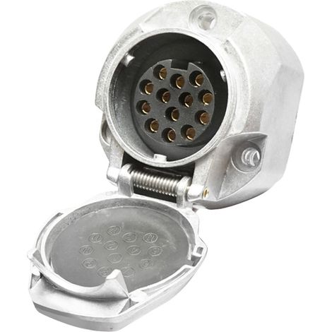 Presa per rimorchio in alluminio con 13 pin 12V Breckner Germany (1/5)