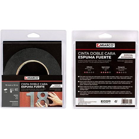 Nastro biadesivo doppia faccia schiuma EXTE DC-2501