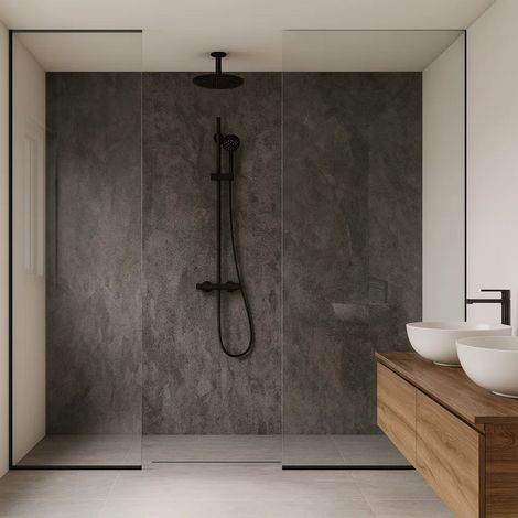 Set de 16 panneaux muraux décoratifs Bladel 120 x 60 cm gris (1/5)