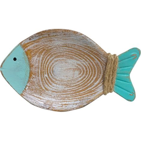 Signes Grimalt Braunes Fischtablett 3 x 25 x 15 cm – hochwertige nautische Dekorationstabletts