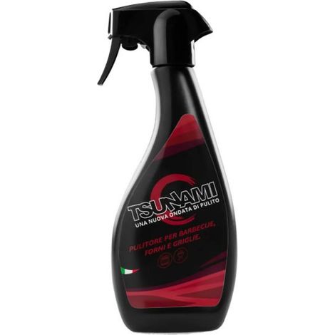 Detergente pulitore barbecue grill forni professionale Tsunami spray 500 ml. casa cucina negozio