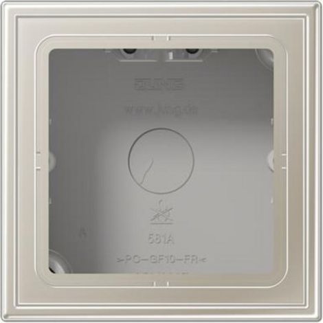 LS CUBE  Caja superfície 1 elemento acero JUNG ES2581A-L