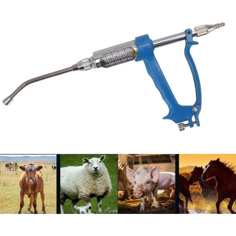 Veterinärspritze für den veterinärmedizinischen Gebrauch, kontinuierliches veterinärmedizinisches Dosiergerät, Dosierpistole aus Metall für den veterinärmedizinischen Gebrauch, kontinuierliches Dosier (1/5)