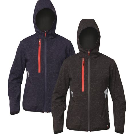 Veste de travail softshell Siggi Finder - L - Noir