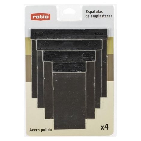 ESPATULA CARROCERO ACERO 4 PIEZAS RATIO - EHLIS