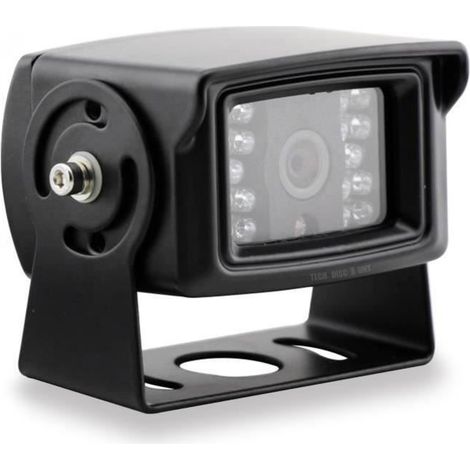 1 Caméra de recul, 18 LED, étanche IP69K, vision nocturne, angle 170°, câble 20m, pour voiture