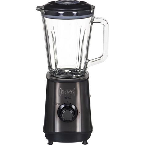 Black and Decker BXJB800E Frullatore da tavolo 800 W caraffa in vetro 1,5 L 3 velocita' Pulse Turbo Tritaghiaccio colore Nero (1/5)