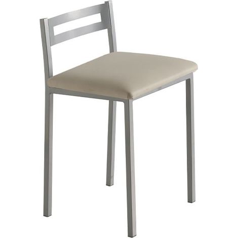 Packs taburete bajo Moli Color: Asiento Beige - Sillas: 2 taburetes (1/5)