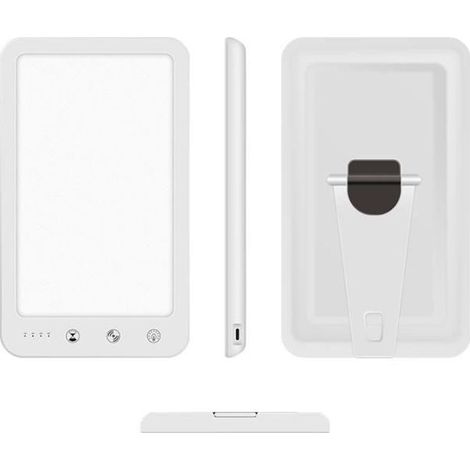 Lampe de luminothérapie à spectre complet GCM Lampe d\'énergie de luminothérapie portable SAD avec une lampe à LED ultra lumineuse (1/4)