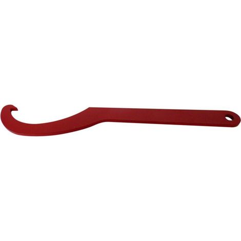 Clé Tricoise en acier renforcé revêtue Epoxy rouge pour raccord pompier DN80 à DN100