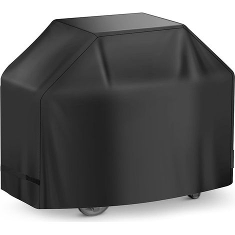 Housse de barbecue de 150 cm, imperméable, résistante aux UV et à la décoloration, housse de barbecue avec sangles Velcro, housse de barbecue résistante aux déchirures pour barbecue Weber, Char Broil,