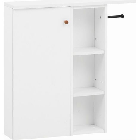 Midischrank BELFORT-80 in weiß matt (1/4)