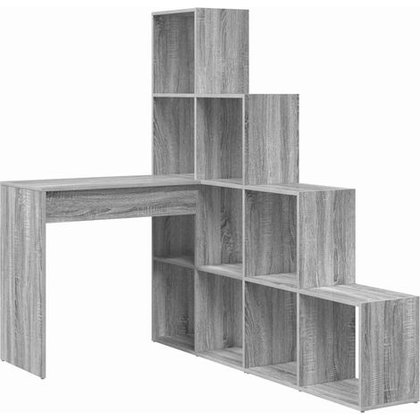 Maison Exclusive - Escritorio de Esquina Gris Sonoma 101,5 x 149,