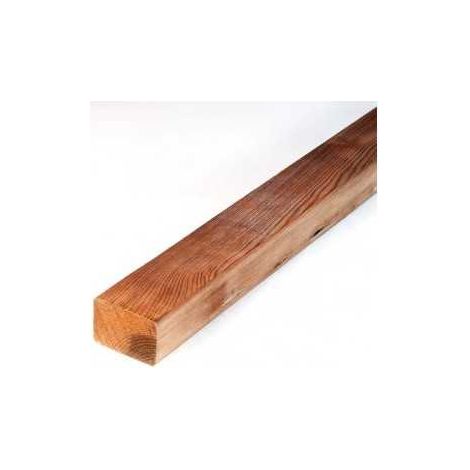 Sud Bois – Lambourde de terrasse 45x70mm en pin traité autoclave Classe 4 – Longueur 3.90m – Support pour lames de terrasse et charpente (1/2)