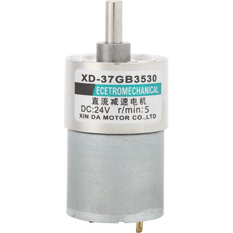 24-V-Gleichstrom-Getriebemotor XD-37GB35305 U/min, niedrige Drehzahl, hohes Drehmoment, Rechts-/Linkslauf für CNC-Werkzeugmaschinen (1/5)