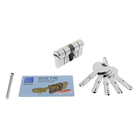 Cilindro di sicurezza T70 2E 30x40 N TESA - T75D3040N (1/4)