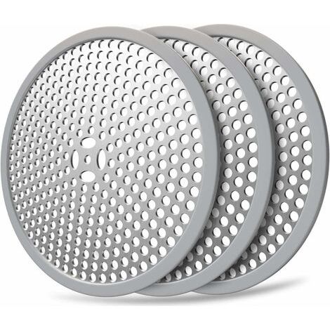 Drain douche attrape-cheveux inox 304 3 pièces crépine (1/5)