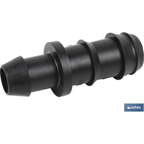 Conexión de riego ctr pe Ø16mm resistente para mangueras y tubos de goteo