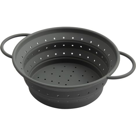 Passoire à pâtes Pliable de Peu encombrant, Facile à Nettoyer et Lavable au Lave-Vaisselle - idéale pour la Cuisson et l’égouttage (1/5)