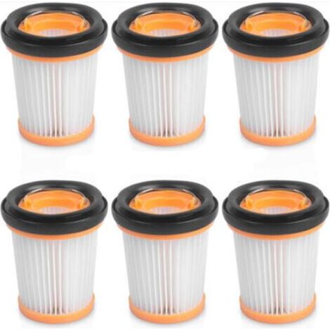 Lot de 6 filtres lavables WV220 pour les aspirateurs à main sans fil Shark WandVac WV200, WV201 et WV205 (1/4)
