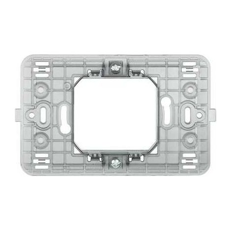 Supporto 2 Moduli Centrali Scatola Tonda Matix (Bticino Cod. 500S/23A)