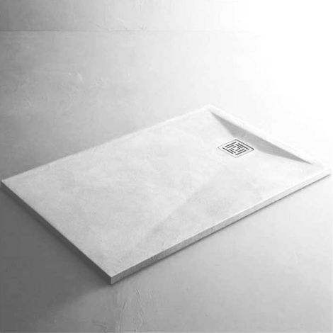 Piatto Doccia WALL 100x100xh3 cm in Tekno Resina - BIANCO - ARBI (1/5)