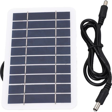 Petit panneau solaire monocristallin 2W 5V, sortie DC5521, étanche à la poussière, portable, Mini pour batterie 3.7-5V. (1/5)