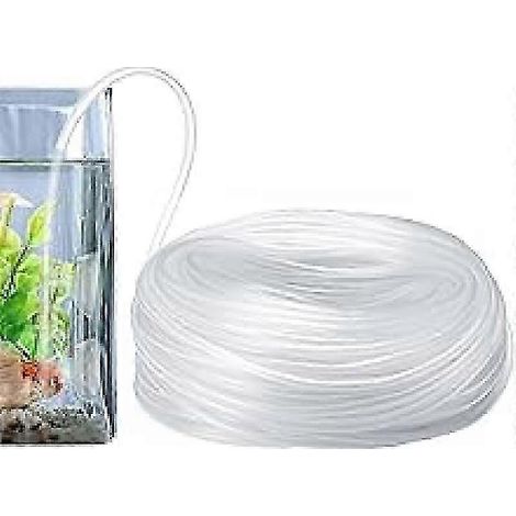 Tuyau souple en silicone pour oxygène, diamètre intérieur 4 mm, diamètre extérieur 6 mm, longueur 10 m - Tuyau flexible et résistant aux pliures pour pompes à air d'aquarium et de bassin (1/5)
