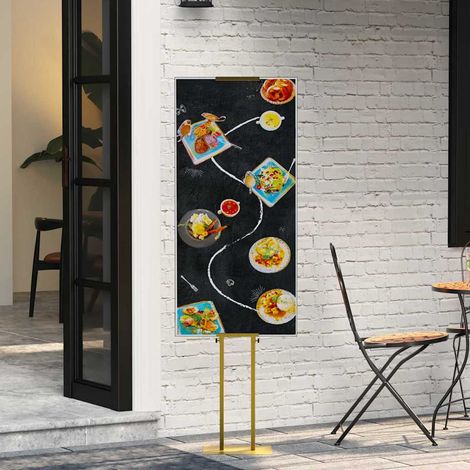 Messestände Gold 30 x 23,5 x 210 cm Stahl