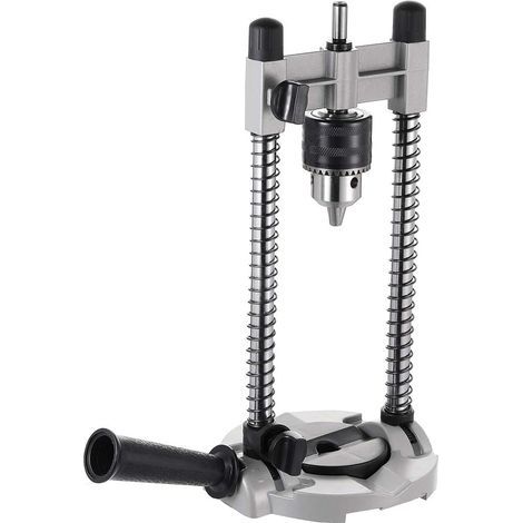 Support de Forage avec Mandrin 13mm, Attachement de Guide de Perçage Mobile Multi angle pour perceuse électrique 1/2" et 3/8" (1/5)