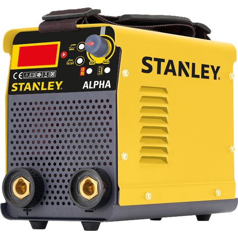 Poste à souder inverter MMA + TIG Lift Stanley Alpha 4000 - 160A - Pince de masse et pince porte électrode inclus - 460160