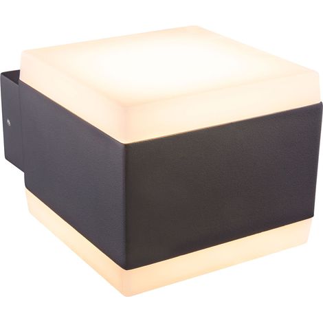 Globo - aplique de pared - Slice - antracita - aluminio - LED - (1/4)