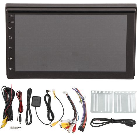 Autoradio 7 Pouces Écran Tactile IPS HD 1080P Navigation GPS Mirror Link Lecteur Multimédia Compatible Android 11 (1/5)