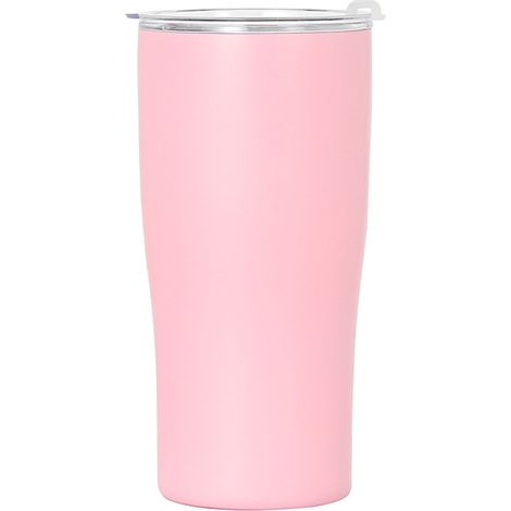20oz Stainless Steel Tumblers Bulk,Vacuum Insulated Cups Double Wall Large Tumbler with Lid,Powder Coated Coffee Mugs for Ice & Hot Drink Gifts (Pink) (1/5)