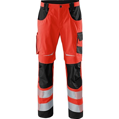 Kübler Hose REFLECTIQ PSA 2 warnrot/schwarz Gr. 44 (1/2)