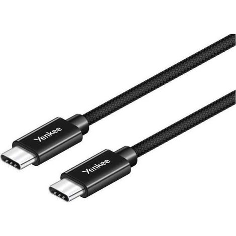 Câble USB-C 2m - YENKEE - YCU C102 BK (1/4)
